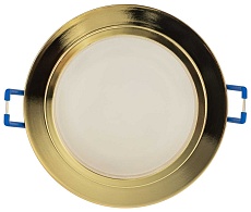 Светильник встраиваемый декоративный ЭРА DK99 GD под лампу MR16 GU5.3 золото Б0058395 5