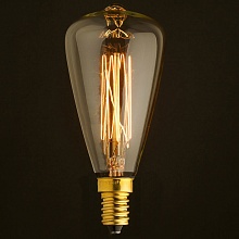 Лампа накаливания E14 40W прозрачная 4840-F 1
