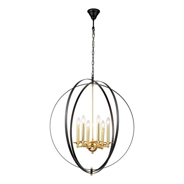 Подвесная люстра iLamp Element 9977-800 Gold&Black Фото № 5