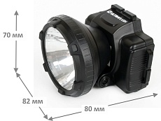 Налобный светодиодный фонарь Ultraflash Headlite аккумуляторный 90х75 33 лм LED5364 11258 2