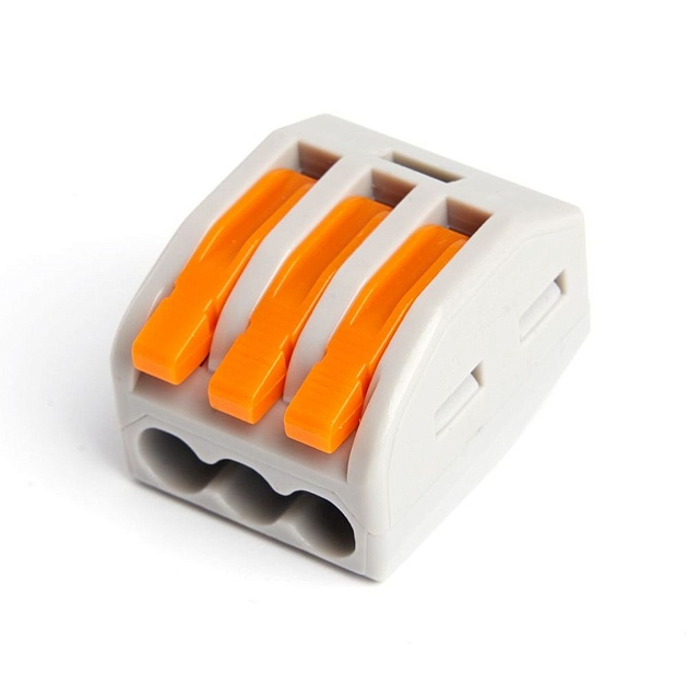 Клемма строительно-монтажная 3-проводная Stekker, LD222-613 39867 изображение 6 Клемма строительно-монтажная 3-проводная Stekker, LD222-613 39867 Фото № 6