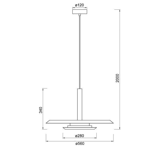 Подвесной светильник Mantra Tina 9000 Фото № 2