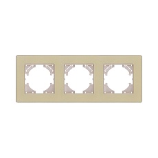 Рамка 3-постовая, золотой Kollinger Eleganz Acryl EA3GD