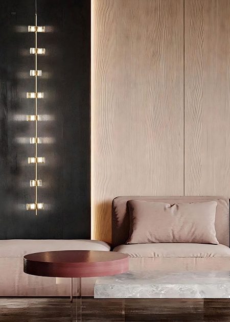 Подвесной светодиодный светильник Mizi'en Flow MZ46406S-L1500 Фото № 2