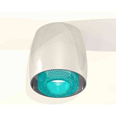Комплект накладного светильника Ambrella light Techno Spot XS1143011 PSL/BL серебро полированное/голубой (C1143, N7194) 2