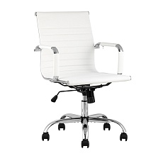 Офисное кресло TopChairs City S белое D-101 white