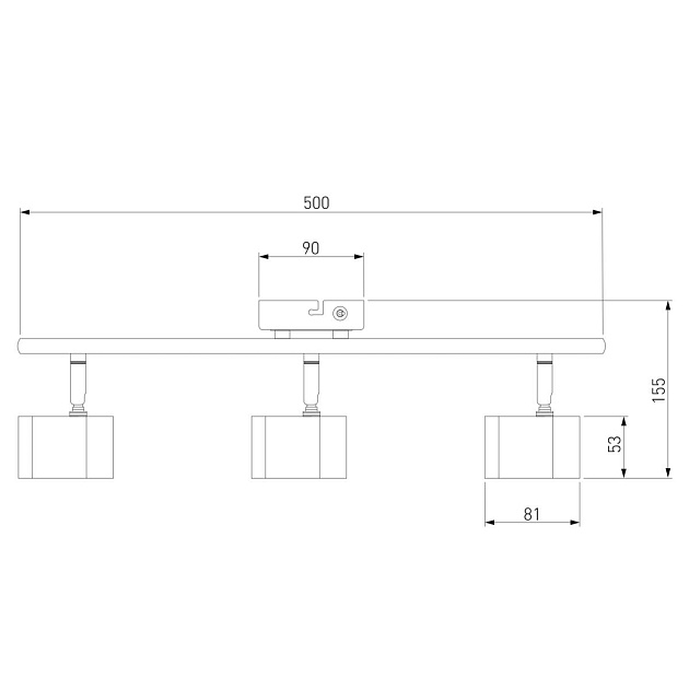 Спот Eurosvet Prime 20058/3 черный изображение 2 Спот Eurosvet Prime 20058/3 черный Фото № 2