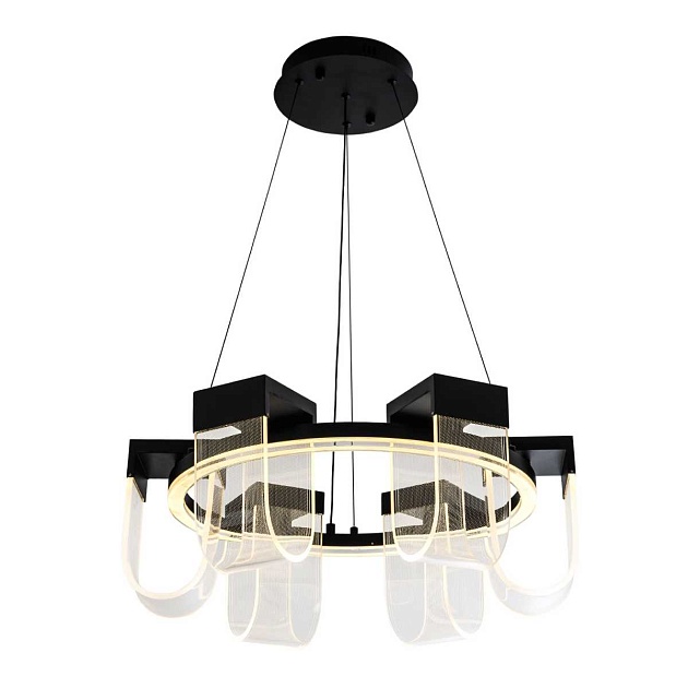 Подвесной cветильник LED4U L7707-600 BK изображение 1 Подвесной cветильник LED4U L7707-600 BK Фото № 1