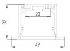 Профиль встраиваемый DesignLed LE.4932 001082 2
