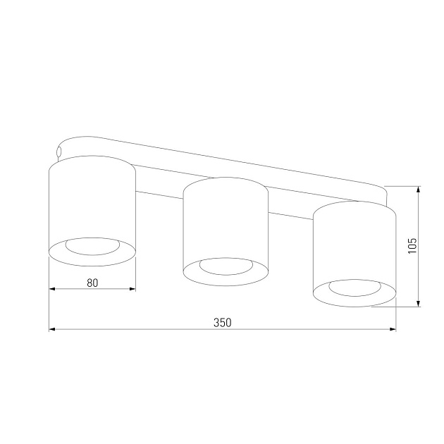 Потолочная люстра TK Lighting 3413 Vico Black фото 2