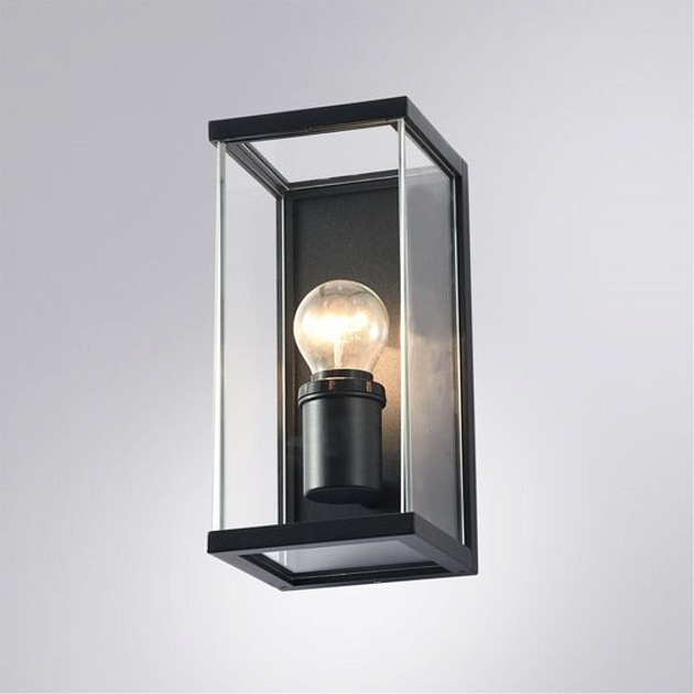 Уличный настенный светильник Arte Lamp Pot A1631AL-1BK Фото № 3