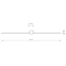 Настенный светодиодный светильник Nowodvorski Triangles Led 8128 1