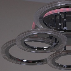 Потолочная светодиодная люстра Reluce 09812-3.3-3+3D CR (RGB) 1