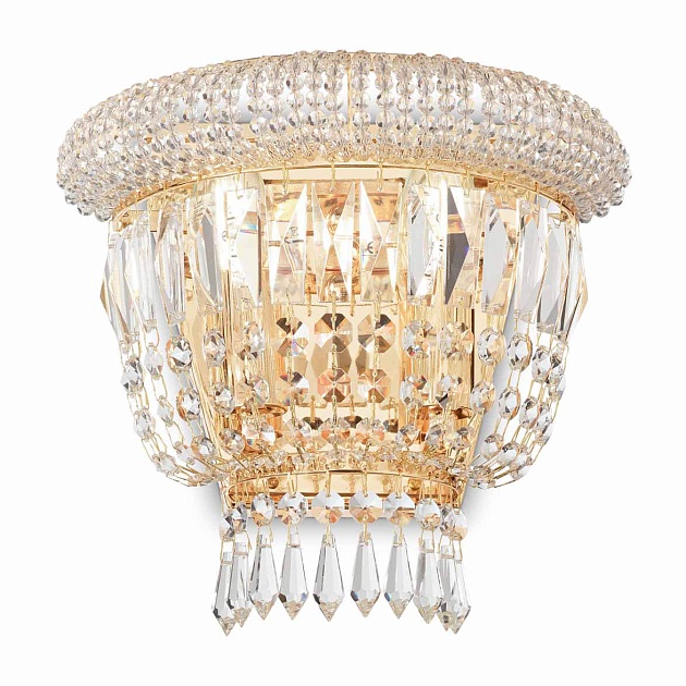 Настенный светильник Ideal Lux Dubai AP2 Ottone 201023 Фото № 1