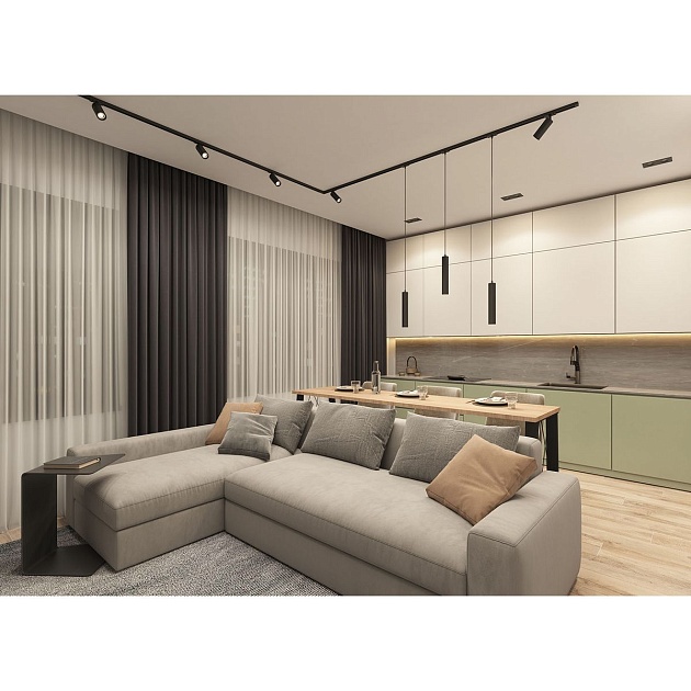 Трековый светильник Denkirs Solid Tube DK6202-BK Фото № 7