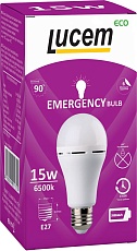Лампа светодиодная Lucem E27 15W 6500K матовая FLEBL152765L 1
