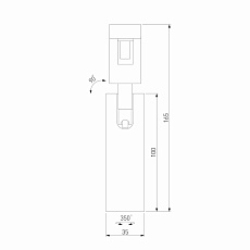 Трековый светодиодный светильник Elektrostandard Esthetic Magnetic 85115/01 a065416 4