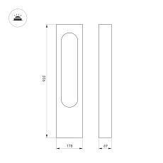 Уличный светодиодный светильник Arlight LGD-Muse-Boll-H900-12W Warm3000 037523 1