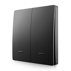 Выключатель кинетический двухклавишный Smart Apeyron 04-82