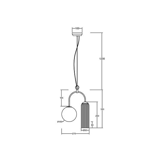 Подвесной светильник Vele Luce Creativo VL2135P02 Фото № 6