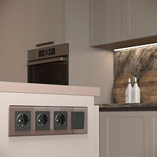 Рамка на 4 поста Werkel Favorit латте W0041142 4690389183454 1