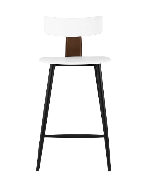 Полубарный стул Stool Group ANT пластиковый белый 8333A white изображение 2 Полубарный стул Stool Group ANT пластиковый белый 8333A white Фото № 2