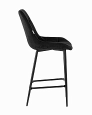 Полубарный стул Stool Group Флекс велюр черный AV 405-N28-08(PP) 2
