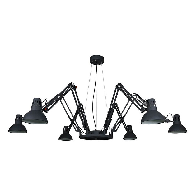 Подвесная люстра Arte Lamp Ragno A2043SP-6BK изображение 1 Подвесная люстра Arte Lamp Ragno A2043SP-6BK Фото № 1