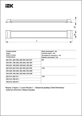 Настенно-потолочный светодиодный светильник IEK ДБО LDBO0-5007-18-6500-K03 1