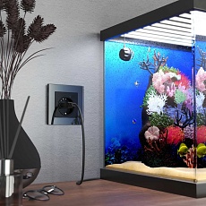 Розетка Wi-Fi Werkel черный матовый W1171608 4690389176098 1