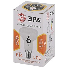 Лампа светодиодная ЭРА LED R50-6W-827-E14 Б0056751 1