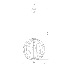 Подвесной светильник TK Lighting 2552 Universo Black 2