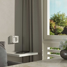 Розетка с заземлением, шторками и USB тип A+C Werkel Gallant слоновая кость W5071703 4690389179600 1