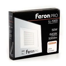 Светодиодный прожектор Feron LL-1000 50W 6400K 41540 1