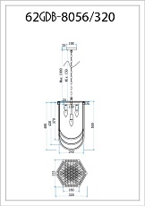 Подвесной светильник Garda Decor 62GDM-8056-320 1