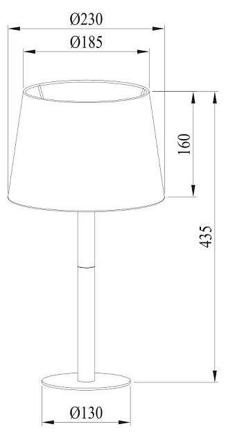 Настольная лампа Arte Lamp Connor A2102LT-1WH Фото № 4