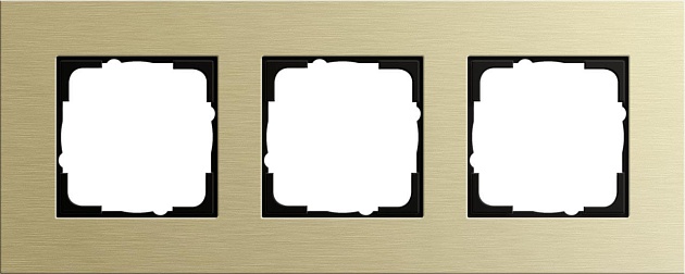 Рамка 3-постовая Gira Esprit светло-золотой 0213217 фото 