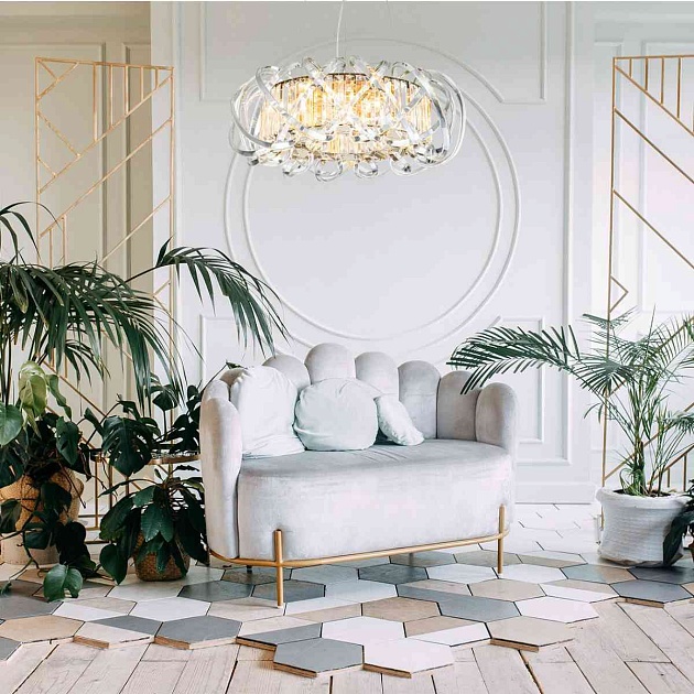 Подвесная люстра Indigo BRACCIA 12007/6P Gold V000398 Фото № 6