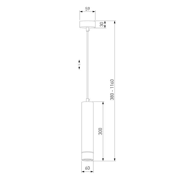 Подвесной светильник Eurosvet DLN107 GU10 черный/золото Фото № 3
