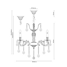 Подвесная люстра Lucia Tucci Barletta 122.6 Antique 1