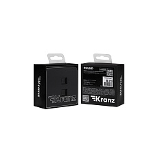 Розетка ROUND компьютерная двойная RJ45+RJ45 кат6 с/у оникс KRANZ KR-78-0725-3 1