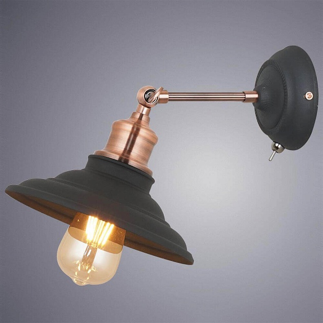 Спот Arte Lamp A5067AP-1BK фото 3