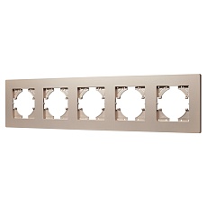 Рамка пластиковая FRM-PERIO-PL-5-GD Arlight 049765