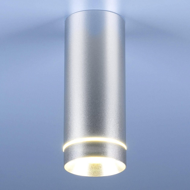 Потолочный светодиодный светильник Elektrostandard DLR022 12W 4200K хром матовый a037520 фото 