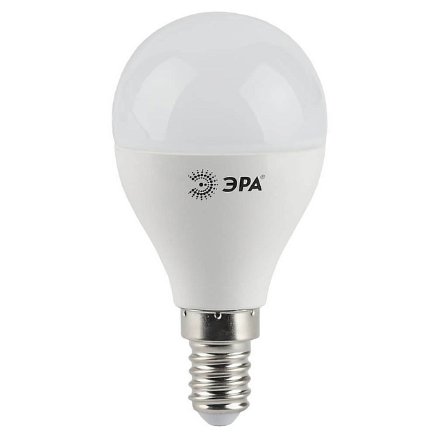 Лампа светодиодная ЭРА E14 9W 2700K матовая LED P45-9W-827-E14 Б0029041 фото 