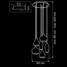 Подвесная люстра Lightstar Pentola 803063 1