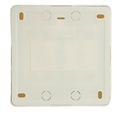Розетка 4-местная 2P+PE Stekker София белый MST16-14S-01 49310  4