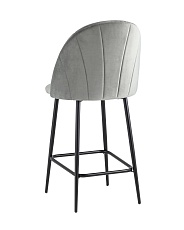 Полубарный стул Stool Group Логан велюр серый AV 413-B26-08(PP) 3