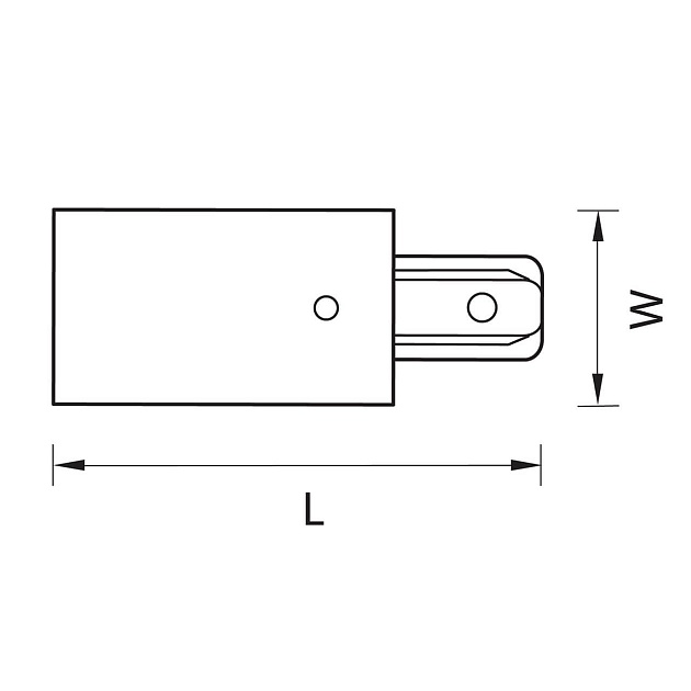 Питание боковое Lightstar Barra 501117 Фото № 2