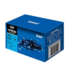 Светодиодная гирлянда Uniel 220V белый ULD-S0500-050/DGA White IP20 UL-00007305 3